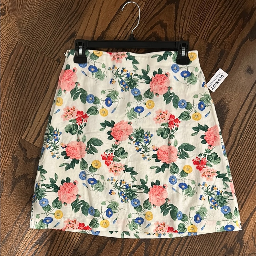 NWT Old Navy Linen A-Line Mini Skirt Casual